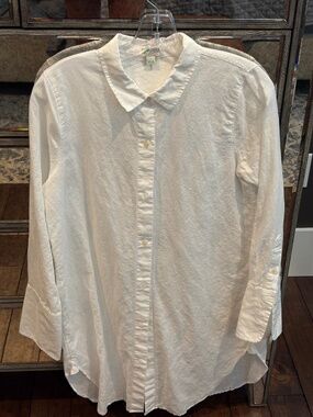 J Crew linen cover up